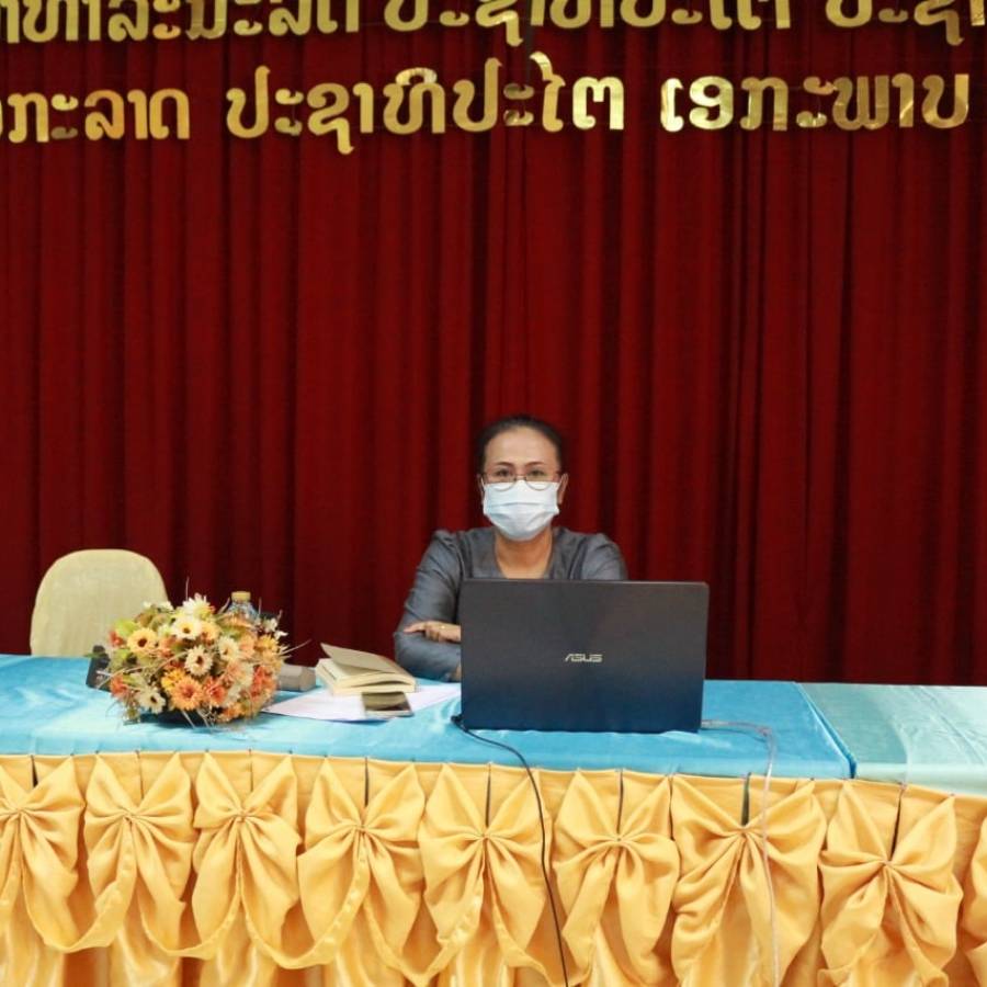 ການຈັດຕັ້ງກອງປະຊຸມຝຶກອົບຮົມການຂຽນບົດລາຍງານ ທາງດ້ານວິຊາການ, ການຄົ້ນຄວ້າວິທະຍາສາດ ໃຫ້ນັກຄົ້ນຄວ້າ ມະຫາວິທະຍາໄລ ຈຳປາສັກ.